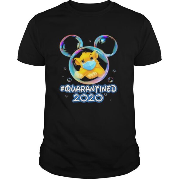 TshirtStation Mickey Mouse Simba Wear Mask Quarantined Shirt