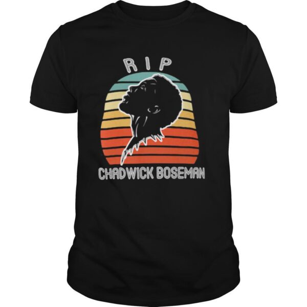 TshirtStation Rip Black Panther Chadwick Boseman Vintage Retro Shirt