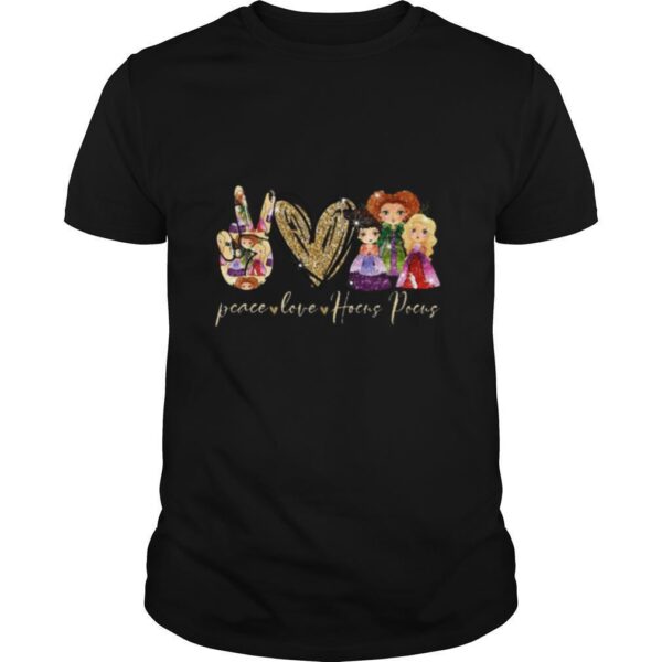 TshirtStation Peace Love Hocus Pocus Halloween Shirt