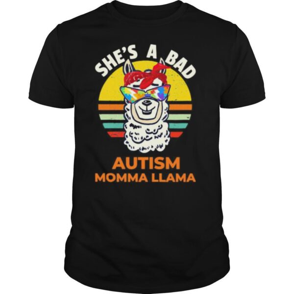 TshirtStation Llama Shee S A Bad Glass Vintage Retro Shirt