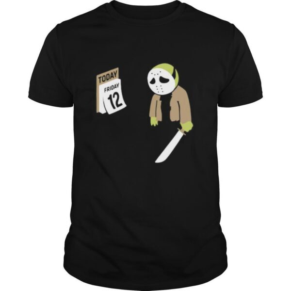 TshirtStation Halloween Jason Voorhees Holding Knife Today Friday Shirt