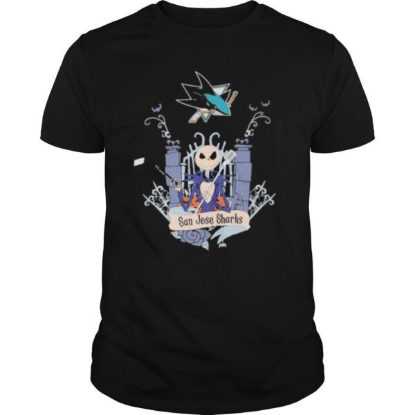 TshirtStation Halloween Jack Skellington San Jose Sharks Shirt