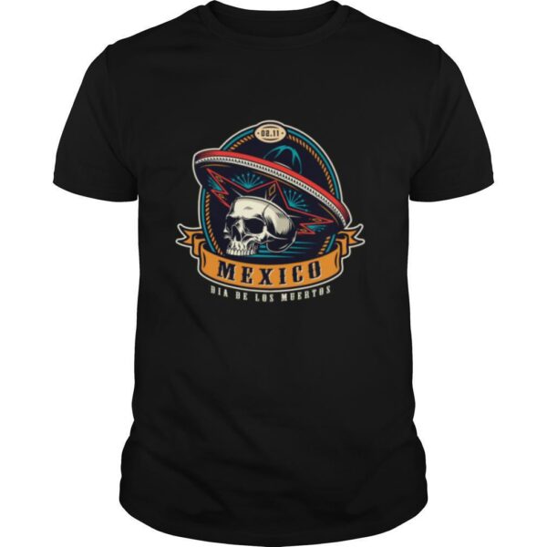 TshirtStation Dia De Los Muertos Mexico Holiday Skull Shirt