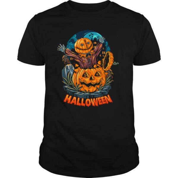 TshirtStation Sack Headed Human Comes Out Halloween Shirt