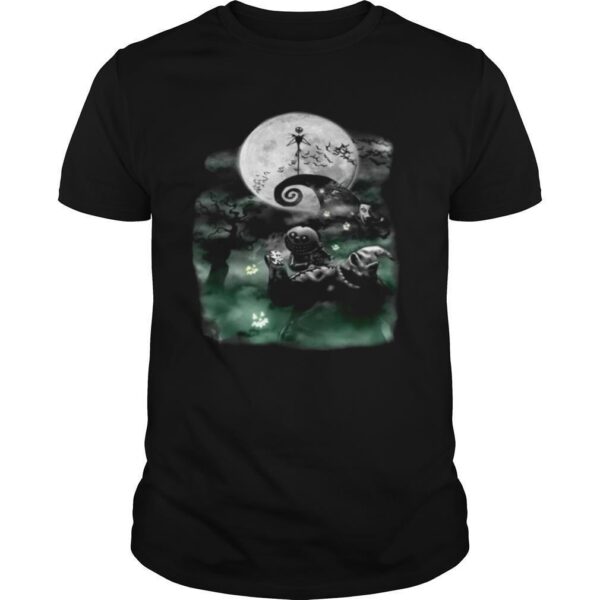 TshirtStation Jack Skellington Oogie Boogie And Lock Shock Halloween Shirt