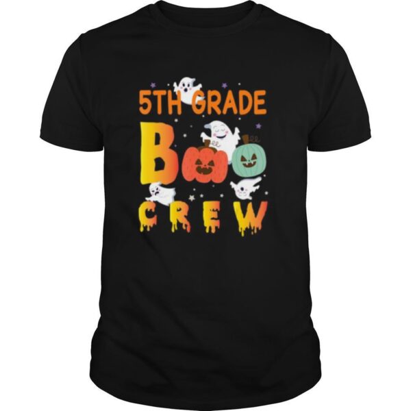 TshirtStation Th Grade Boo Crew Ghost Pumpkin Students Teachers Halloween Shirt