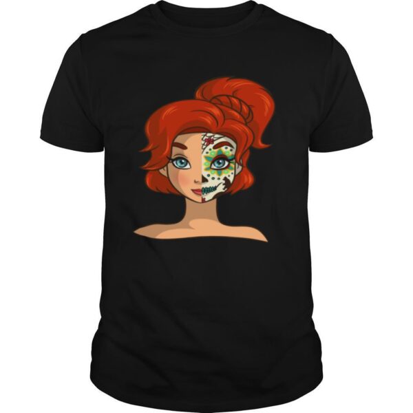 TshirtStation Sugar Skull Series Russian Princess Day Of Dead Muertos Shirt