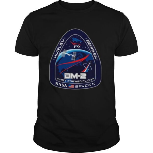 TshirtStation Dm First Crewed Flight Nasa Spacex Shirt