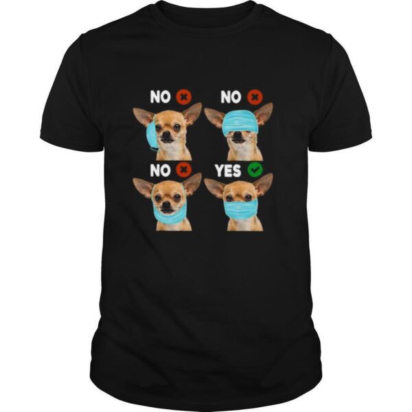 TshirtStation Quarantined Chihuahua Dog How To Wear Mask Shirt