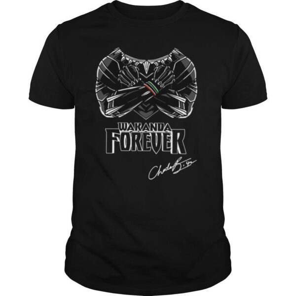 TshirtStation Chadwick Boseman Black Panther Wakanda Forever Signature Shirt