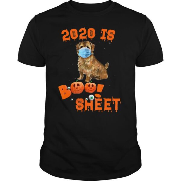 TshirtStation Is Boo Sheet Halloween Norfolk Terrier Dog Wear Mask Shirt
