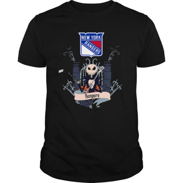 TshirtStation Halloween Jack Skellington New York Rangers Shirt