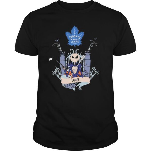 TshirtStation Halloween Jack Skellington Toronto Maple Leafs Shirt