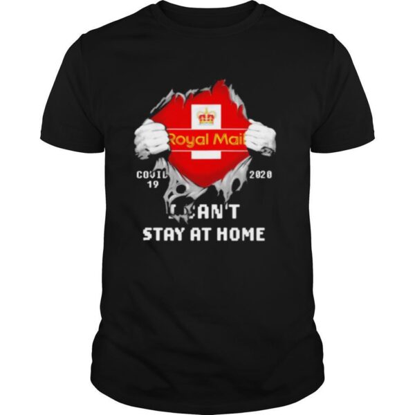 TshirtStation Blood Inside Royal Mail I Cane T Stay At Home Covid Shirt