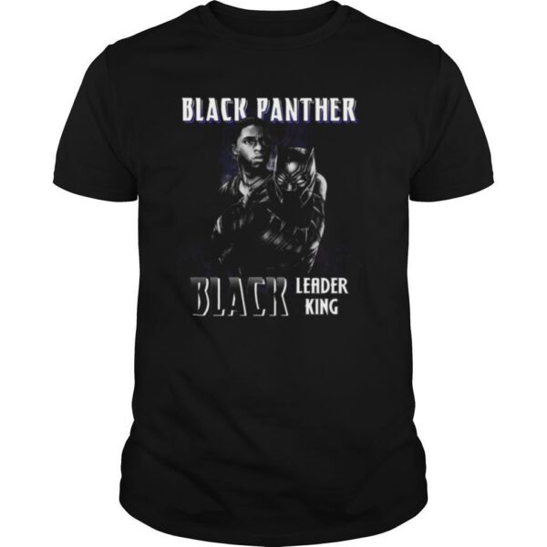 TshirtStation Black Panther Rip Chadwick Boseman Black Leader King Shirt