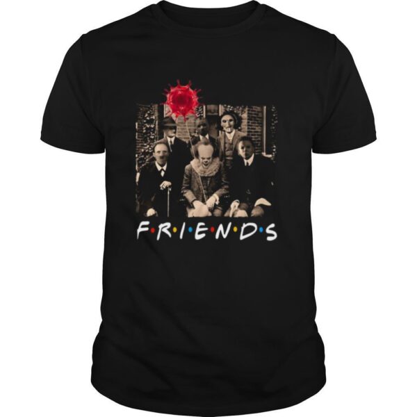 TshirtStation Horror Movie Characters Friends Tv Show Coronavirus Shirt