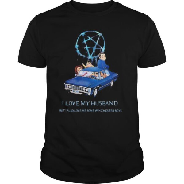TshirtStation Supernatural I Love My Husband But Also Love Me Some Winchester Boys Shirt