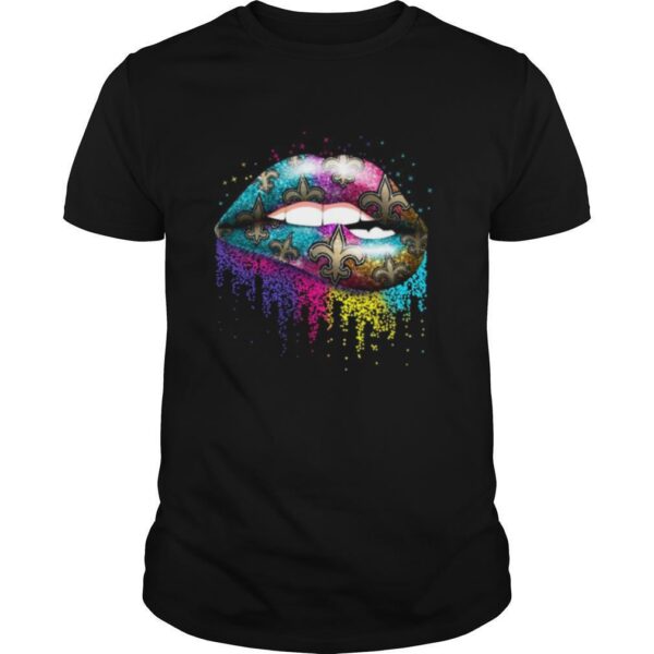 TshirtStation New Orleans Saints Lips Shirt