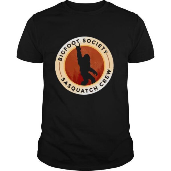 TshirtStation Bigfoot Society Sasquatch Crew Shirt