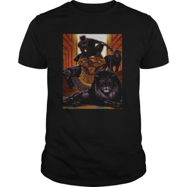 TshirtStation Rip Black Panther Black Lion Shirt