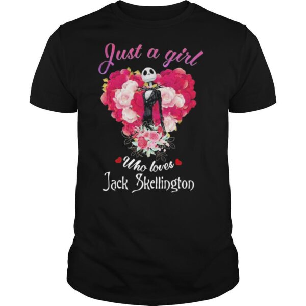 TshirtStation Just A Girl Who Loves Jack Skellington Shirt