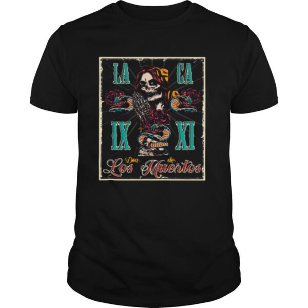 TshirtStation Day Of The Dead Dia De Los Muertos Skull Shirt
