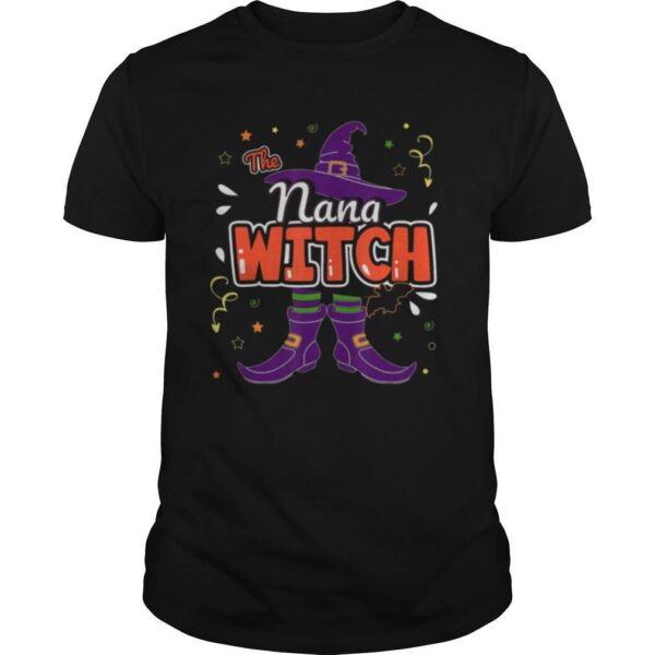 TshirtStation Halloween The Nana Witch Family Matching Funny Group Women Shirt