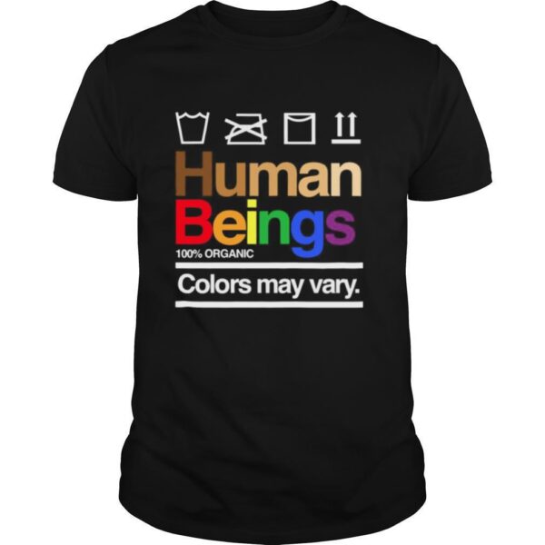 TshirtStation Human Beings Organic Colors May Vary Vintage Shirt