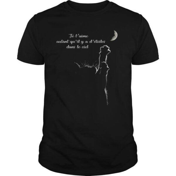 TshirtStation Cat Je Taime Autant Quil Y A Datomes Dans Le Ciet Shirt