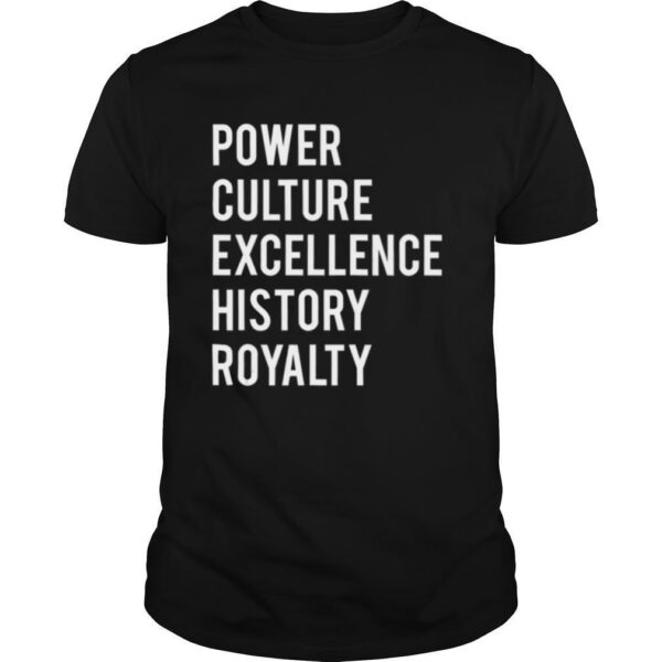 TshirtStation Black Power Black Culture Excellence History Royalty Shirt