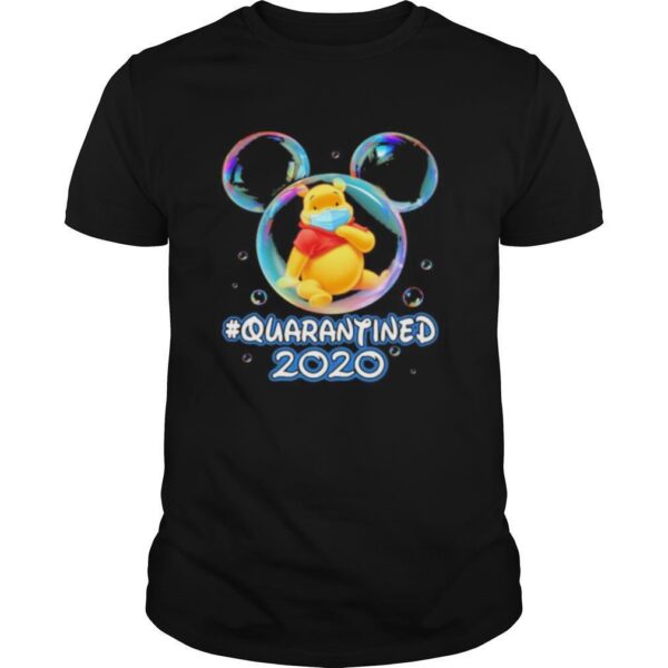 TshirtStation Mickey Mouse Pooh Wear Mask Quarantined Shirt