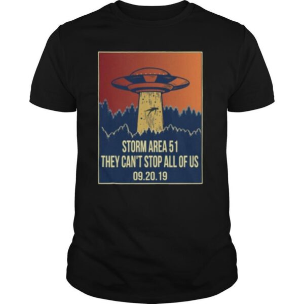 TshirtStation Storm Area Shirt Alien Ufo They Cane T Stop Us Shirt