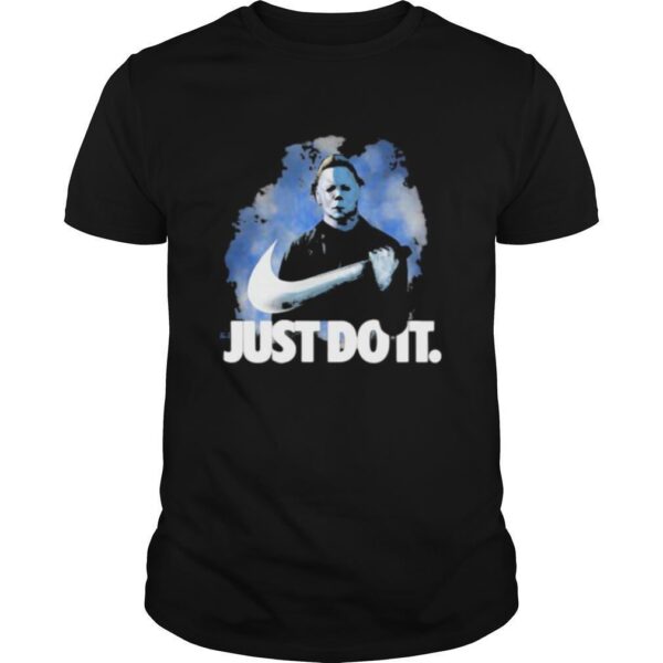 TshirtStation Halloween Michael Myers Nike Just Do It Shirt