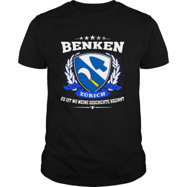 TshirtStation Benken Zc Bcrich Es Ist Wo Meine Geschichte Beginnt Shirt