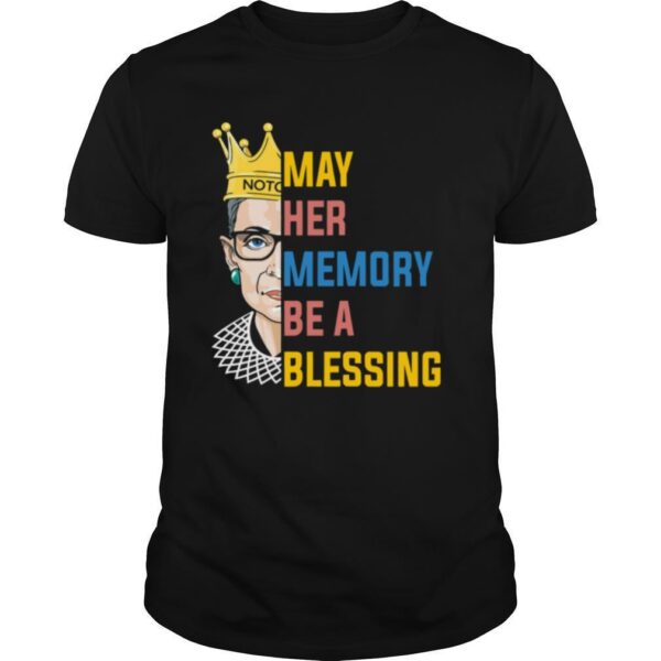 TshirtStation Rbg May Her Memory Be A Blessing Shirt