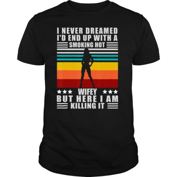 TshirtStation Smoking Hot Wife Trophy Wife Funny Proud Husband Shirt