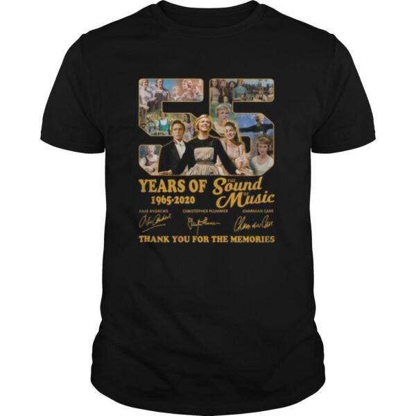 TshirtStation Years Of The Sound Of Music Thank You For The Memories Signature Shirt