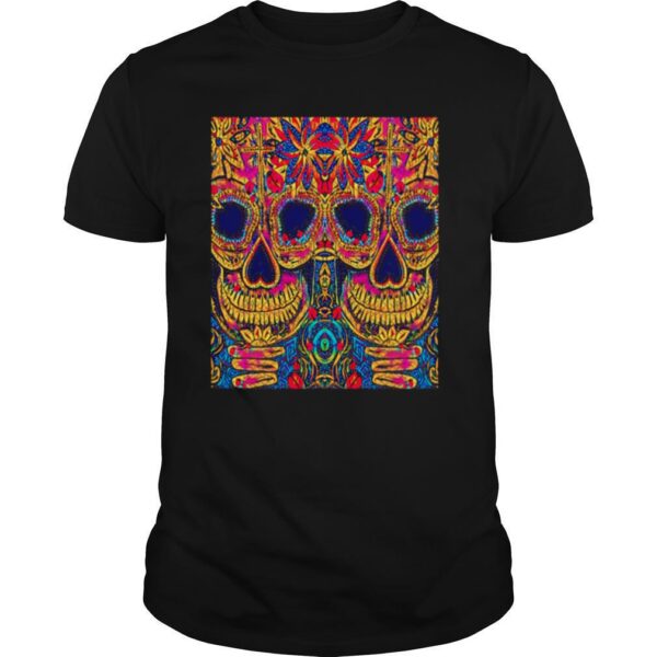 TshirtStation Los Muertos Sugar Skulls Shirt