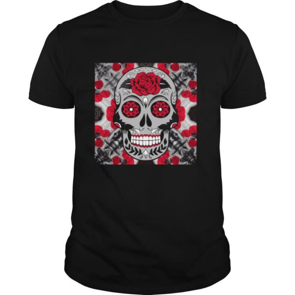 TshirtStation Roses Skull Day Of The Dead Shirt