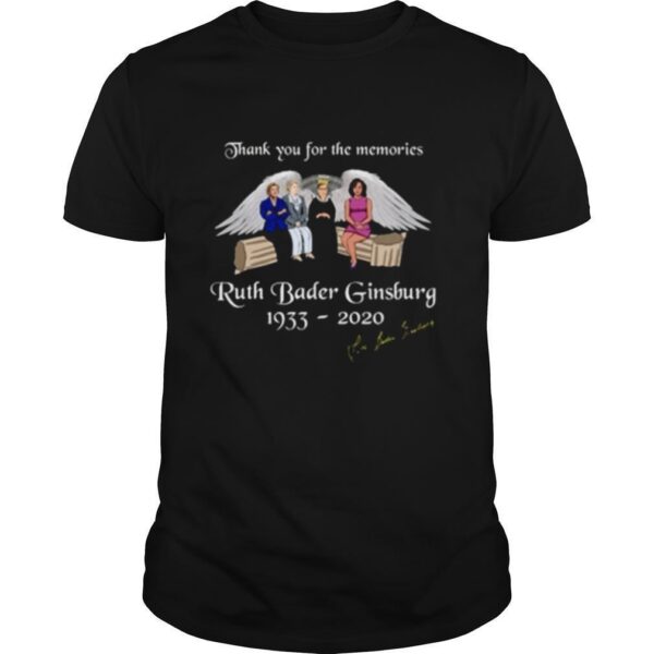 TshirtStation Thank You For The Memories Ruth Bader Ginsburg Shirt