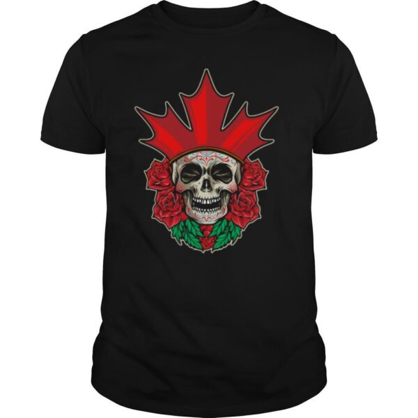 TshirtStation Skull Rose Dia De Muertos Day Of Dead Shirt