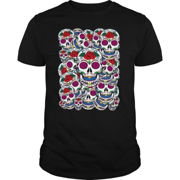TshirtStation Skulls Galore Day Of The Dead Muertos Shirt