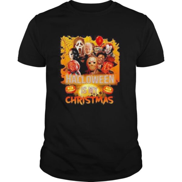 TshirtStation Halloween Horror Characters Is My Christmas Shirt