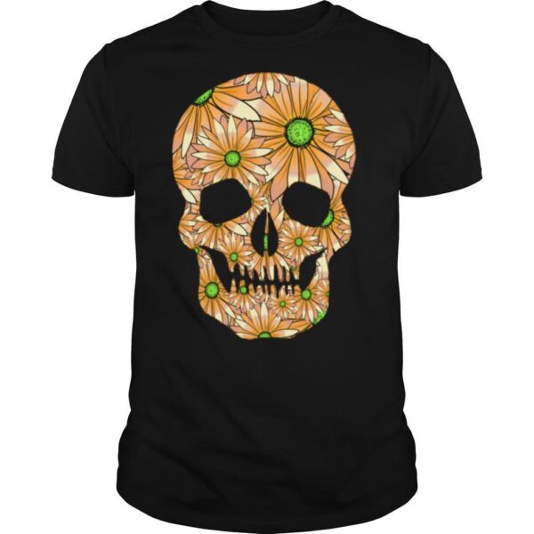 TshirtStation Summer Peach Skull Day Of The Dead Shirt