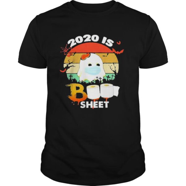 TshirtStation Is Boo Sheet Face Mask Toilet Paper Halloween Shirt
