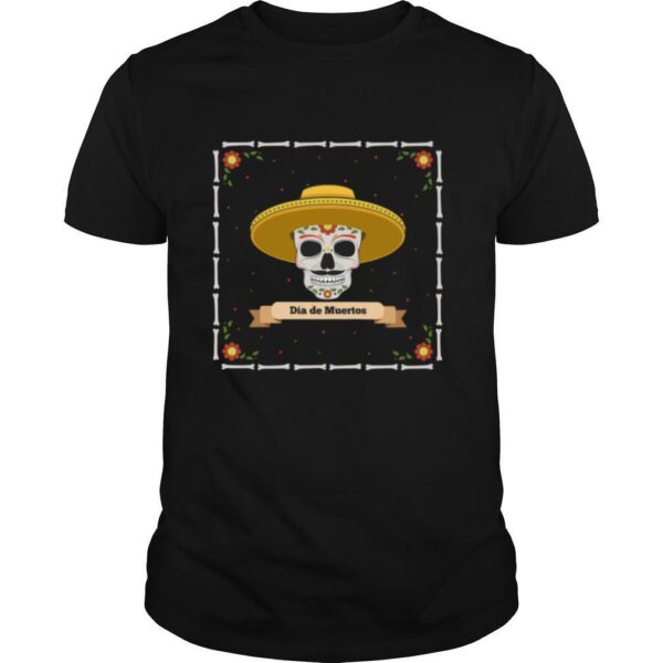 TshirtStation Muertos Sugar Skull Mexican Shirt