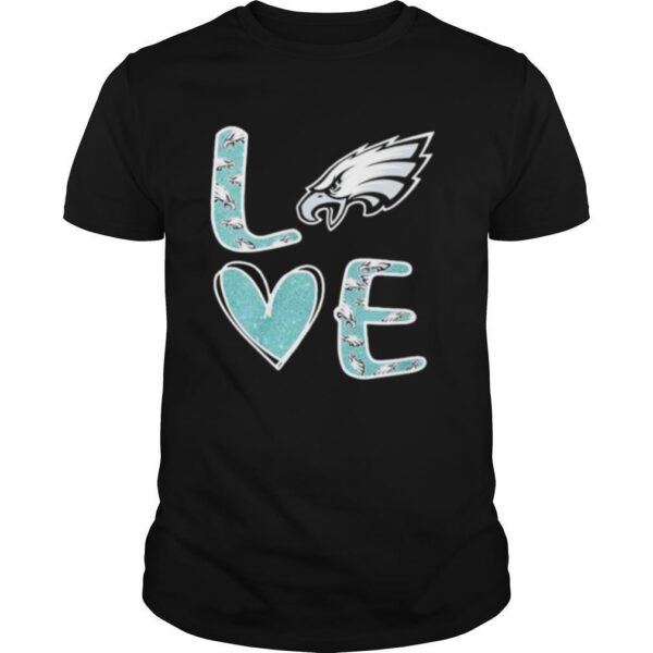 TshirtStation Love Philadelphia Eagles Football Logo Shirt