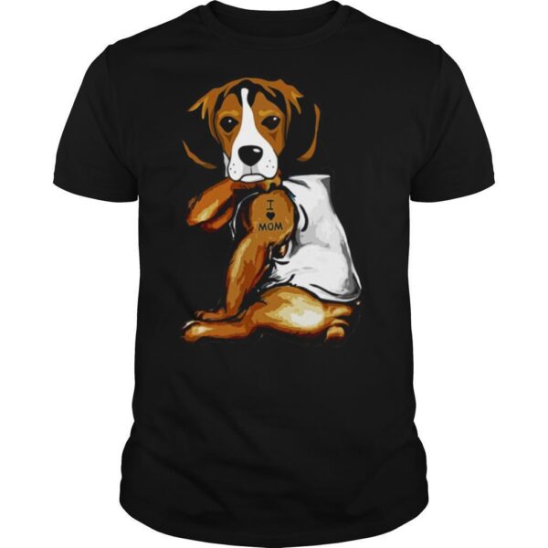 TshirtStation Nice The Beagle Dog I Love Mom Shirt
