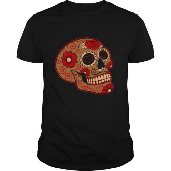 TshirtStation Dia De Los Muertos Sugar Skull In Mexican Shirt