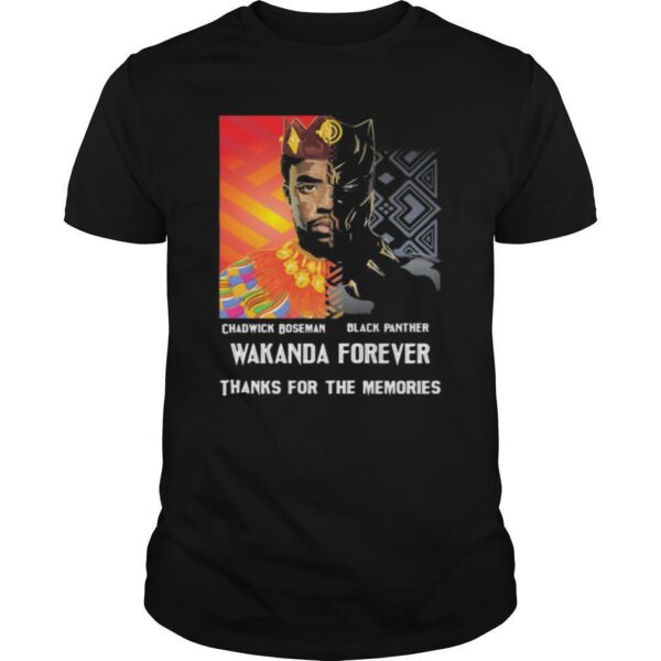 TshirtStation Chadwick Boseman Black Panther Thank You For The Memories Signature Shirt